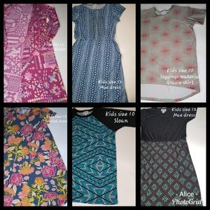 Kids Lularoe Sariah, Mae, Gracie, Scarlet, Sloan